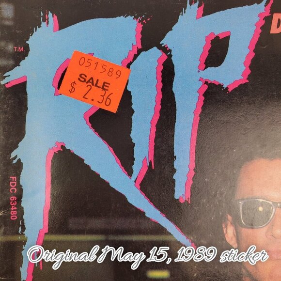 RIP Magazine DRI Living Colour Anthrax Metallica RATT May 1989 Old Stock Unread - Picture 9 of 12